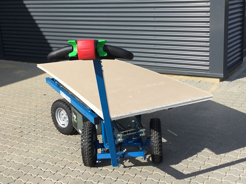 With the ErgoMover LIFT & GO electric transport trolley you can easily move up to 1,500 kg.