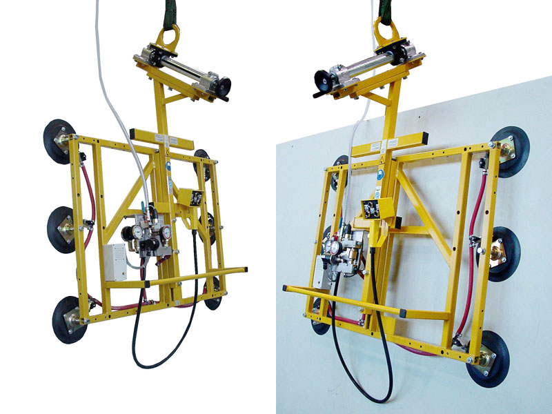 The 7005-BUS2/E vacuum lifter is used for replacing bus windscreens and it can also be used for truck windscreens.