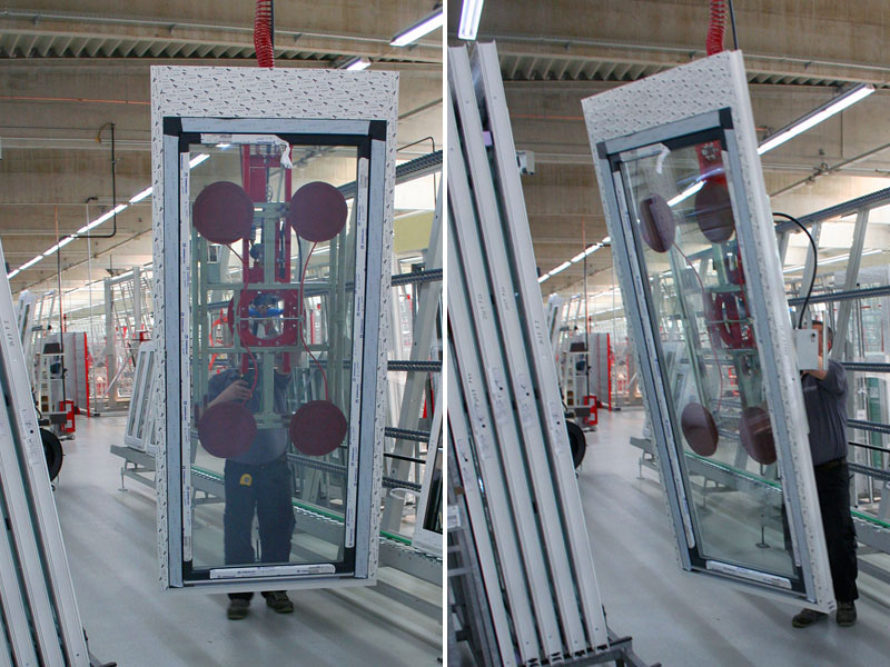 Vacuum lifting device 7005-D43 SO04/E used in window production