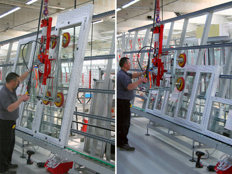 Vacuum lifter 7005-D43 SO04/E used in window production