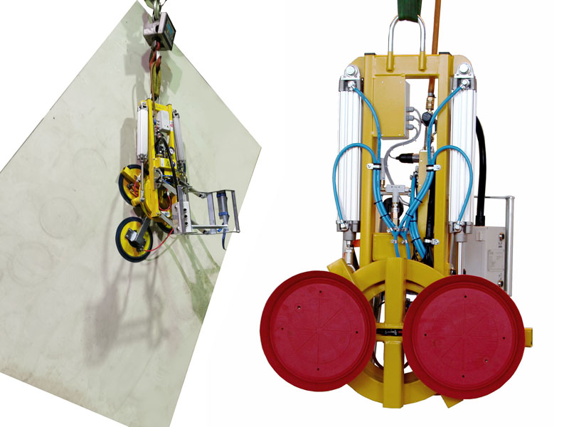Vacuum lifter 7025-MD2-4 is the vacuum lifter used for insulation glass production.