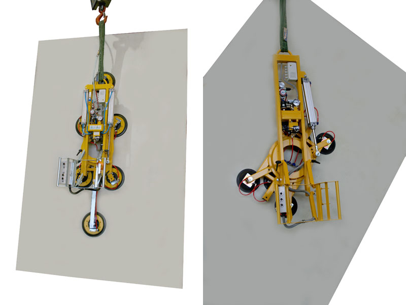 Vacuum lifter 7025-MD4/E is the vacuum lifter for insulation glass production.