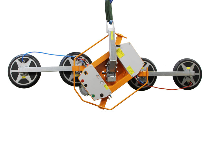 Vacuum lifter VL 800 - the suction lifting device for use on construction sites with a maximum safe working load of 800 kg